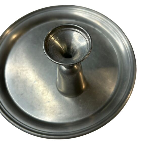 Preisner Pewter No.2023 Tray 8 inch and 6 Cordial Goblet Cups 3.75 inches Tall - Picture 10 of 12